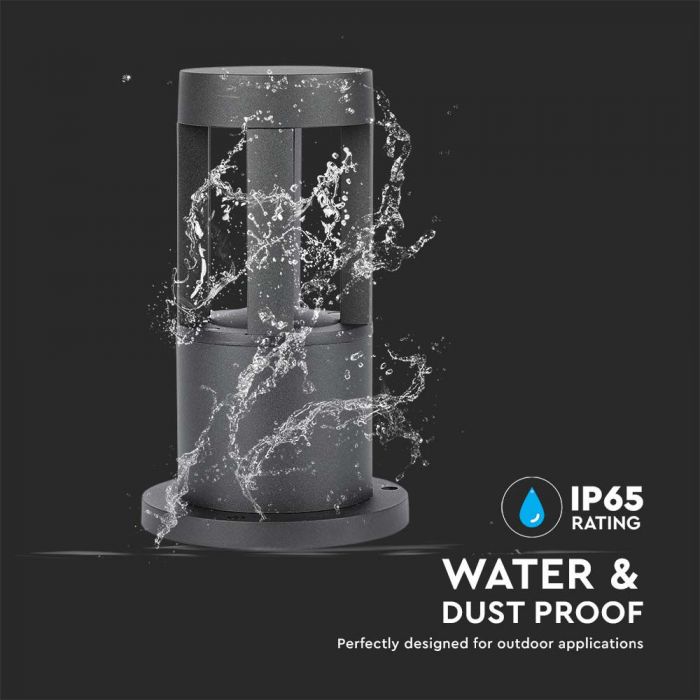 10W LED WALL LIGHT 4000K BLACK BODY 25CM HEIGHT