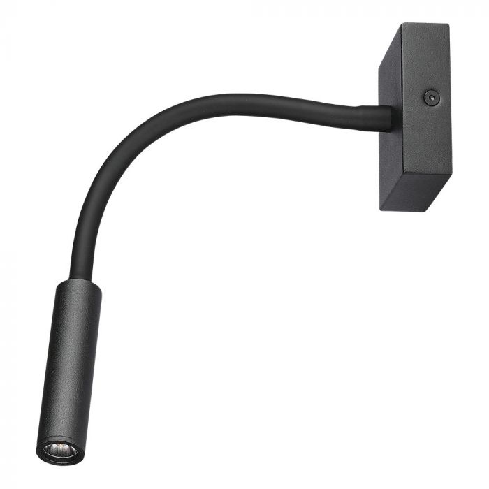 W LED BEDSIDE LIGHT(WALL LAMP) 3000K-BLACK