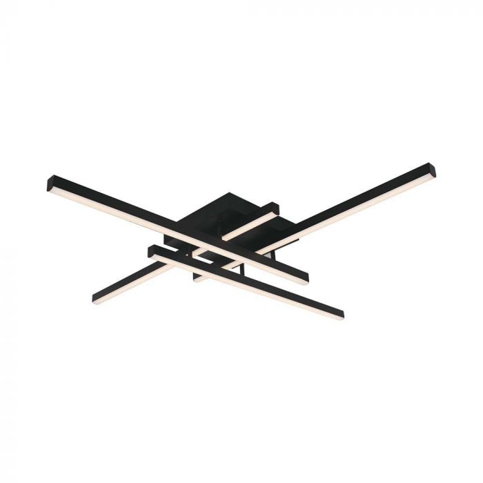 38W LED METAL CEILING LAMP 850x850x105MM 4000K BLACK BODY