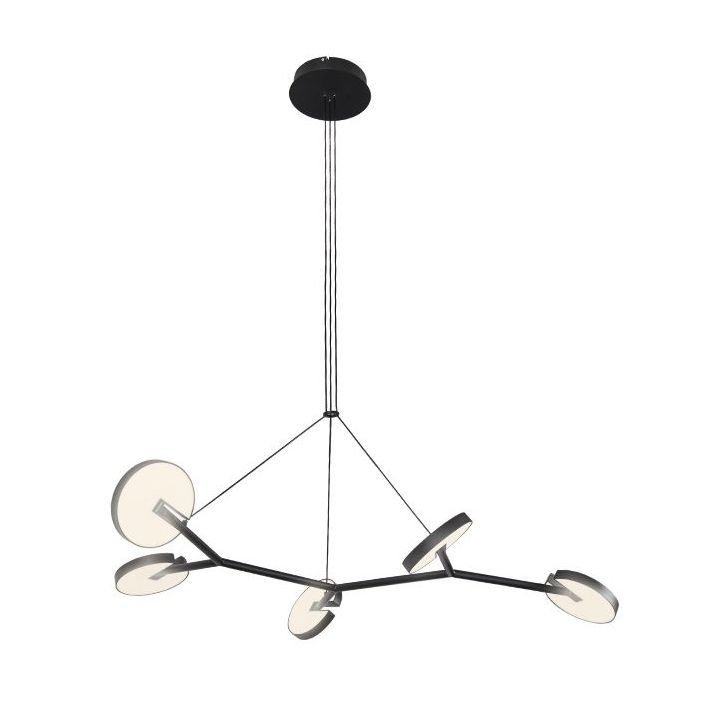 Led Aluminum Ceiling Light Black