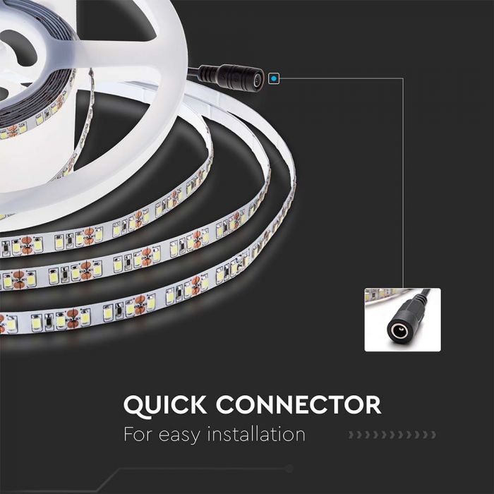 8W/M LED STRIP LIGHT 4000K IP20 24V (5M/ROLL)