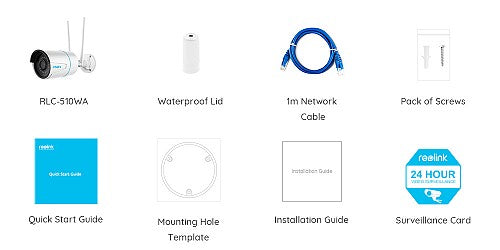 Reolink WIFI Outdoor Camera 5MP RLC-510WA