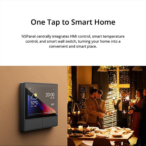 Sonoff Wifi Smart NS Panel with Touch screen White