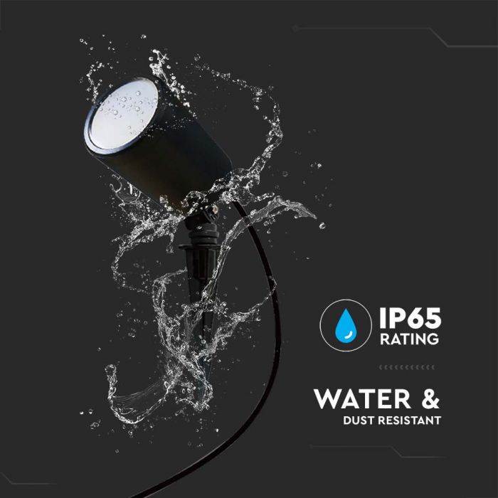 3*7W SMART SPIKE LIGHT COMPATIBLE WITH AMAZON ALEXA & GOOGLE HOME 3IN1+RGB BLACK BODY