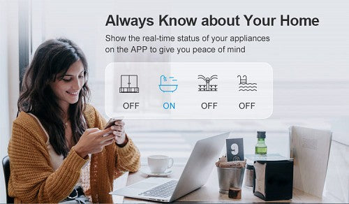 Sonoff S55 Wi-Fi Smart Waterproof Socket