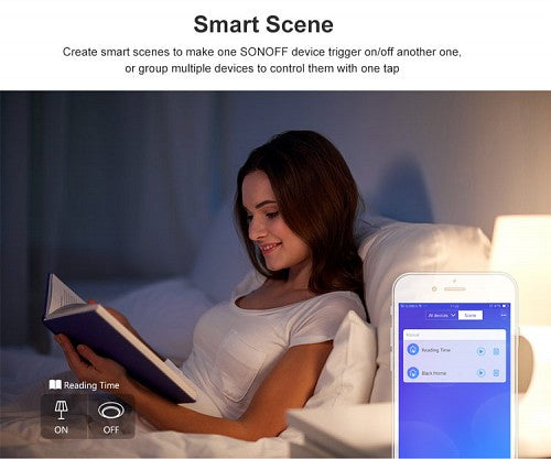 Sonoff T2 UK 3C WiFi Smart Wall Touch Switch White