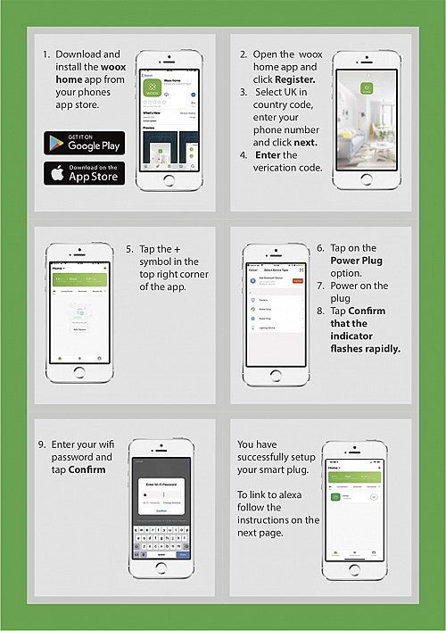 WOOX R4785 Wi-Fi Smart Plug UK 10A