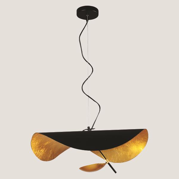 LIGHT FIXTURES HANGING LED 12W Φ60X130 GOLD/BLACK