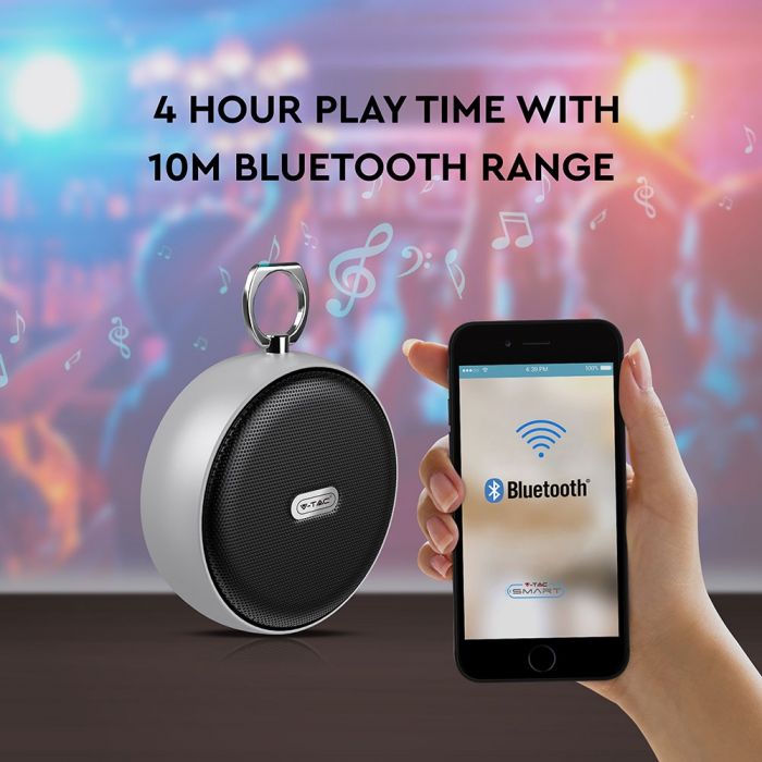 PORTABLE BLUETOOTH SPEAKER TWS FUNCTION-800mah BATTERY-GREY SKU 7717 EAN 3800157647076