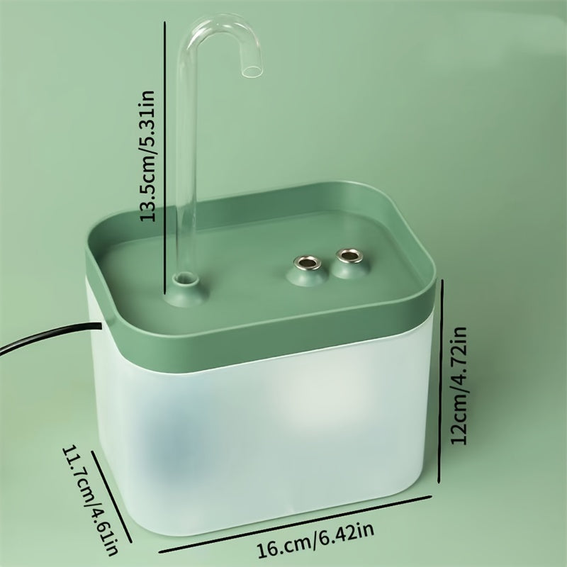 1.5l Cat Drinking Fountain Automatic Circulating Water Dispenser For Cats & Dogs (water Pump Color Random), Pet Supplies