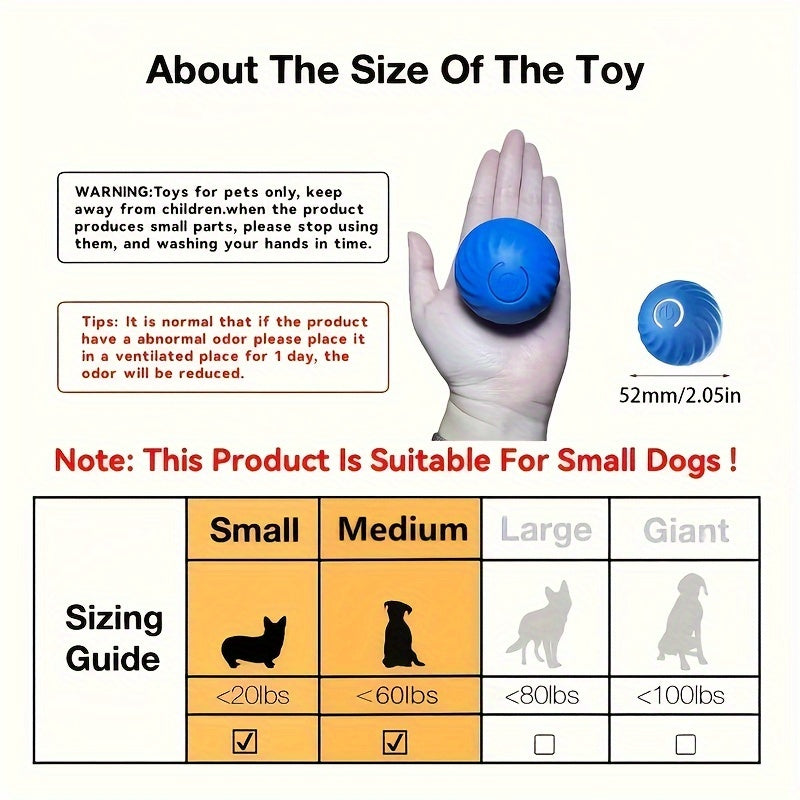 Intelligent Jumping Ball, Electric Charging Cat And Dog Toy, Self-rolling Pet Dog Toy Ball, Electric Intelligent Pet Ball