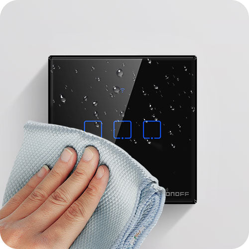 Sonoff T3 UK 3C WiFi Smart Wall Touch Switch Black