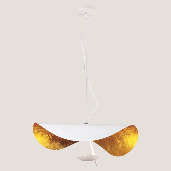 LIGHT FIXTURES HANGING LED 12W Φ60X130 GOLD/WHITE
