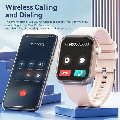 Multifunctional Sports Smartwatch With Phone Call & Message Notification