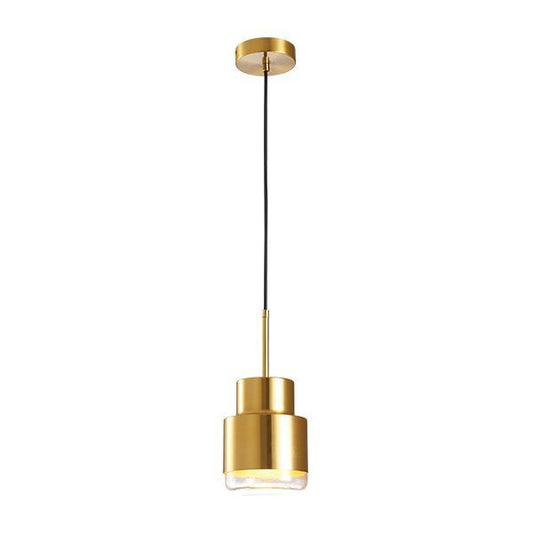 LIGHT FIXTURES HANGING E14*1 GOLD Φ13*H16CM