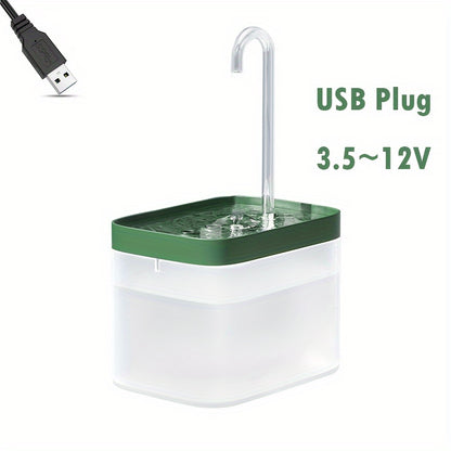 1.5l Cat Drinking Fountain Automatic Circulating Water Dispenser For Cats & Dogs (water Pump Color Random), Pet Supplies