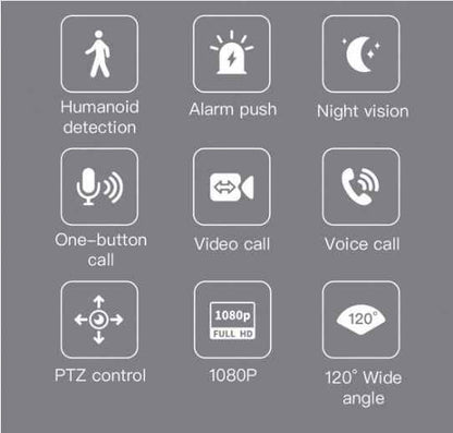 Security Camera Indoor, 1080P HD Wi-Fi Home Smart Cam