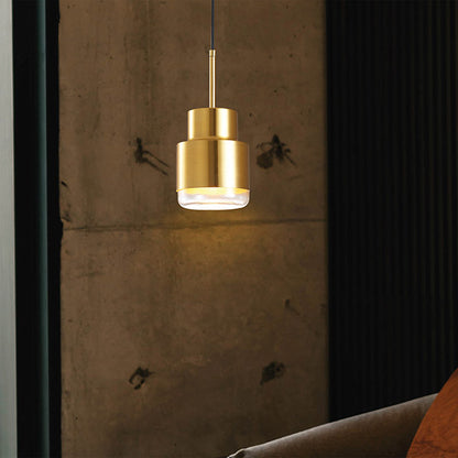 LIGHT FIXTURES HANGING E14*1 GOLD Φ13*H16CM