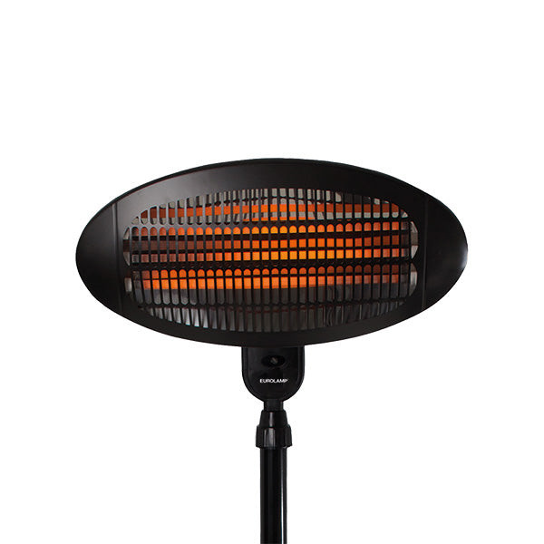 STAND QUARTZ HEATER 2000W BLACK IPX4