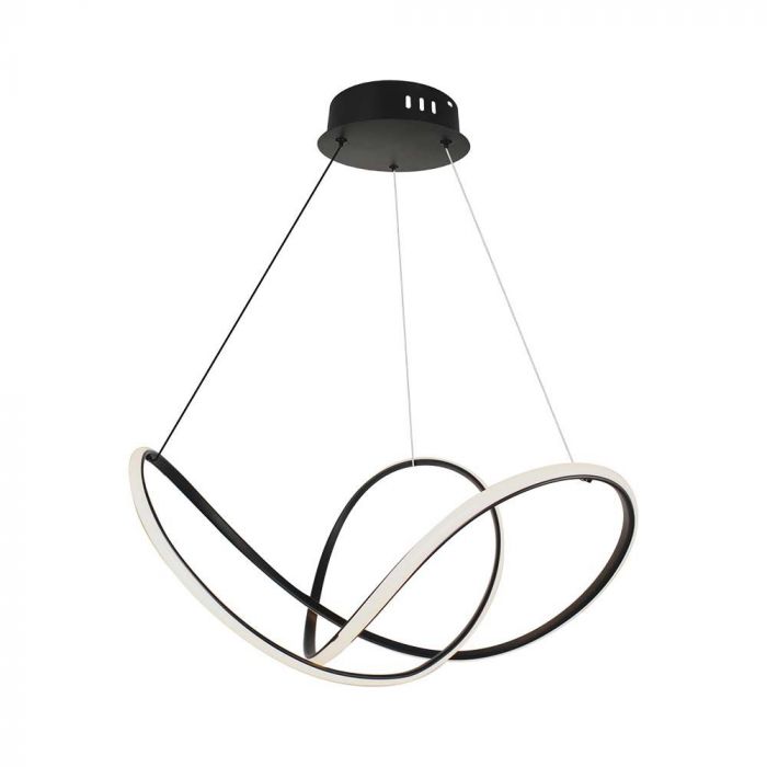 49W LED DECORATIVE HANGING LIGHT D:70xH120CM 3000K BLACK BODY