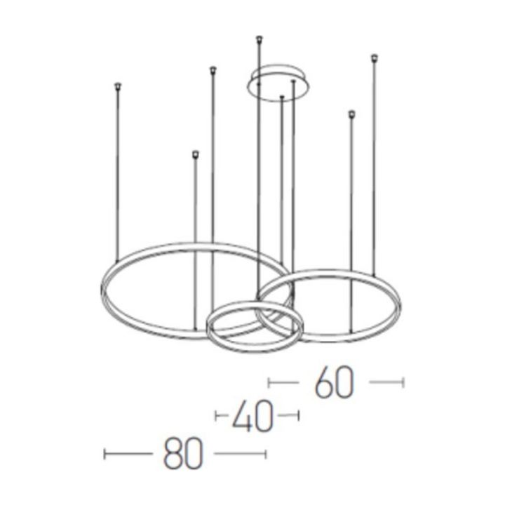 Lights Led Ceiling Light Metallic Gold