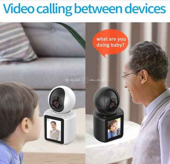 Security Camera Indoor, 1080P HD Wi-Fi Home Smart Cam