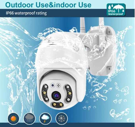 Reletech 1pc US Plug Security Camera Outdoor, WiFi IP