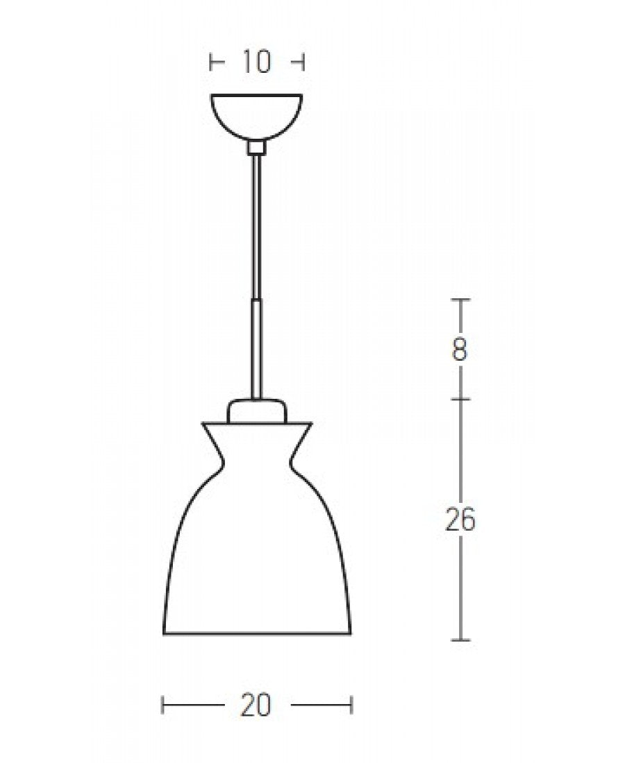 PENDANT LIGHT 1XE27