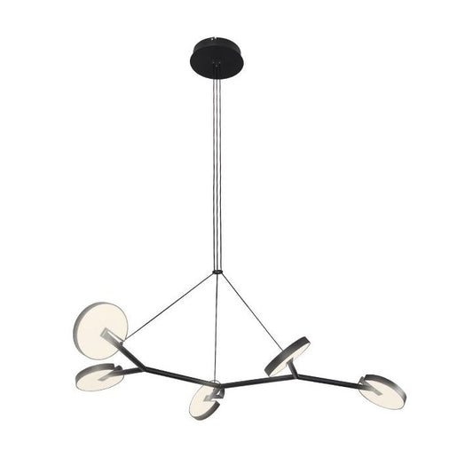 Led Aluminum Ceiling Light Black
