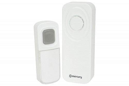 Mercury Wireless W/Proof Doorbell with Portable Chime 350.295UK