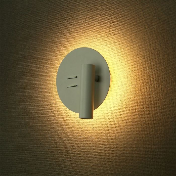 LED 3W+SMD 6W LED HOTEL SIDE LIGHT(WALL LAMP) 3000K-WHITE