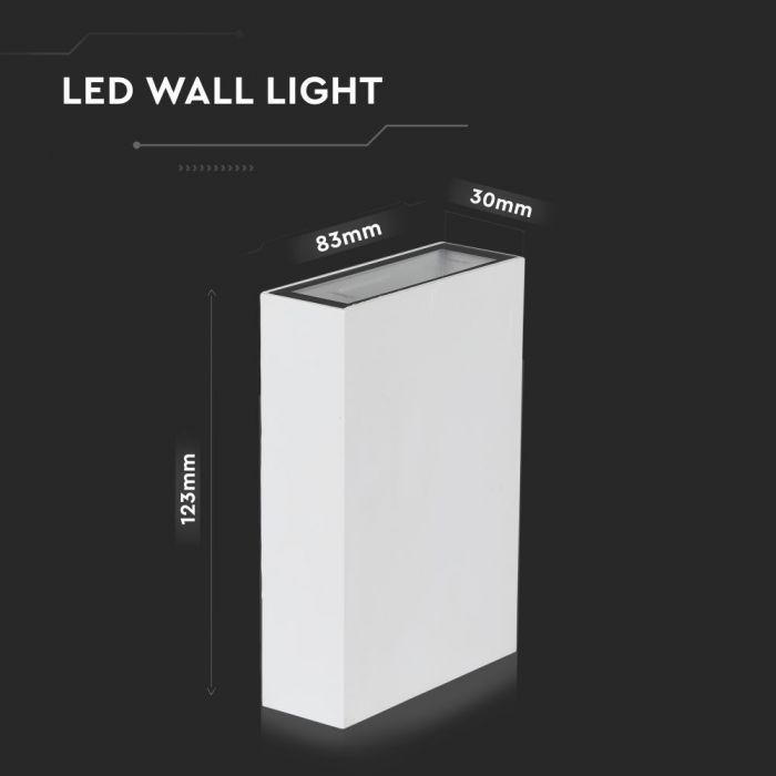 4W LED WALL LIGHT 6400K WHITE