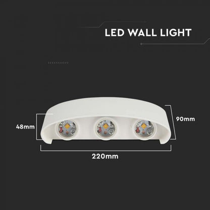 5W LED WALL LIGHT 4000K SAND WHITE