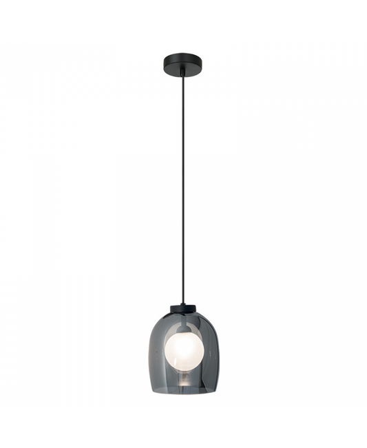 PENDANT LIGHT G9 SMOKE-OPAL GLASS