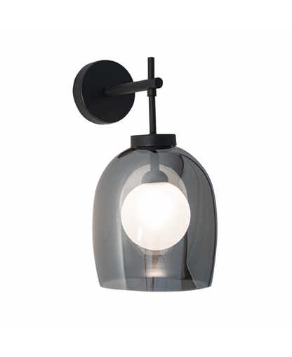 WALL LAMP G9 SMOKE-OPAL GLASS