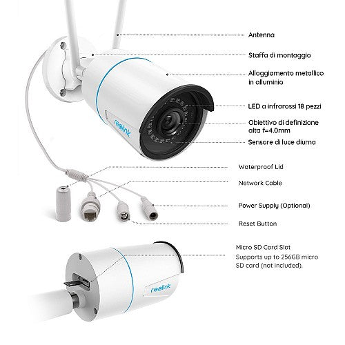 Reolink WIFI Outdoor Camera 5MP RLC-510WA