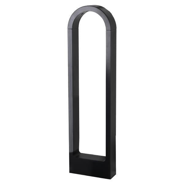 COLUMN LIGHT OVAL ALUMINUM 7W 162X57X400 IP65 3000K BLACK