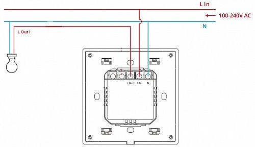 Sonoff T53C-WiFi Smart Wall Touch Switch 3-Button White