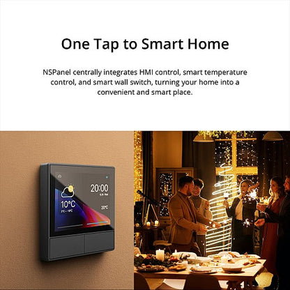 Sonoff Wifi Smart NS Panel with Touch screen White