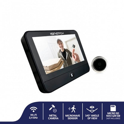 GBC HeyDoor Smart WiFi Peephole with Monitor 4.3''