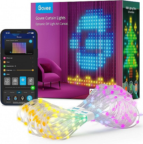 Govee WIFI + Bluetooth Curtain Light