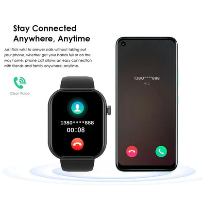 DXPICR 1.7" Touchscreen Rechargeable Smart Watch