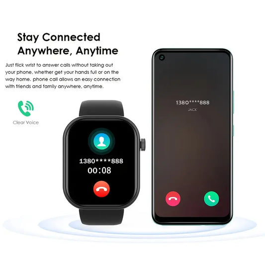 DXPICR 1.7" Touchscreen Rechargeable Smart Watch