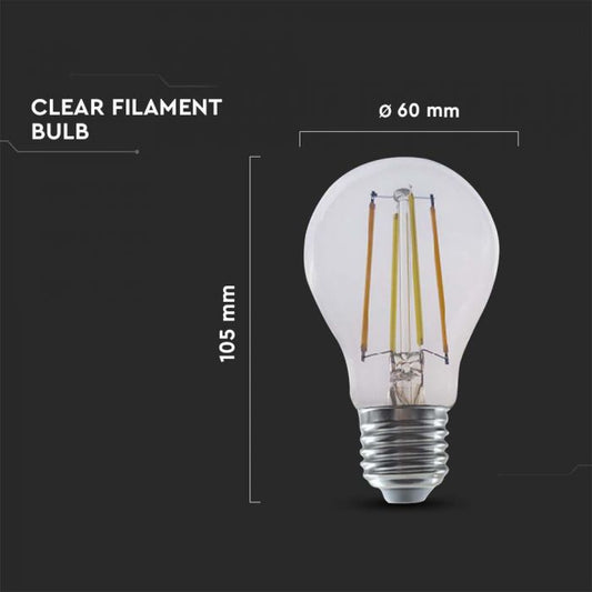 7W A60 FILAMENT BULB COMPATIBLE WITH AMAZON ALEXA & GOOGLE HOME 3IN1 E27