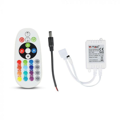 72W INFRARED CONTROLLER WITH REMOTE CONTROL 24 BUTTONS(ROUND)