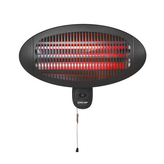 QUARTZ HEATER 2000W BLACK IPX4