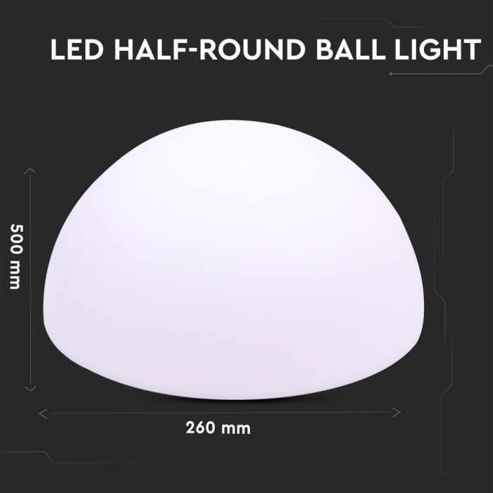 LED Half Round Ball RGB