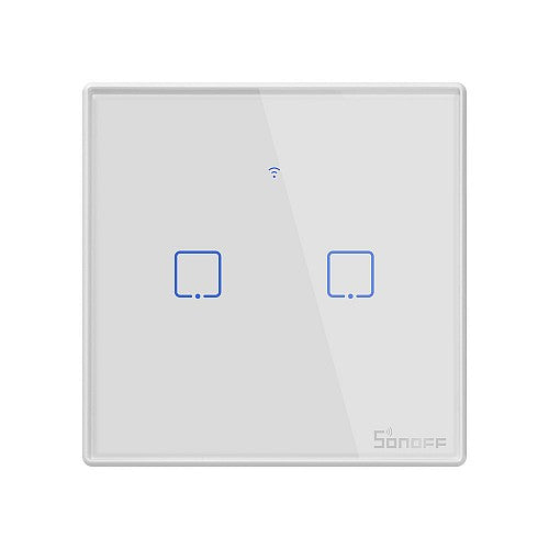 Sonoff T2 UK 2C WiFi Smart Wall Touch Switch White