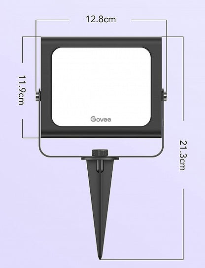 Govee Outdoor LED RGBICWW Smart Flood Lights (4pack)