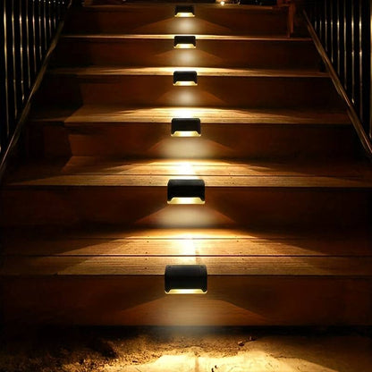 8 Packs Solar Deck Lights - Brighten Up Your Outdoor Space with Waterproof LED Lights
